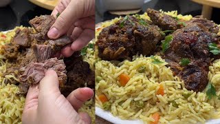 #وصفات عيد الاضحى🐏مردومة اللحم😋طايب زبدة غير فدار مع واحد الروز تقول ناكلو وحدو😁على حبة بوصفة هبال😍