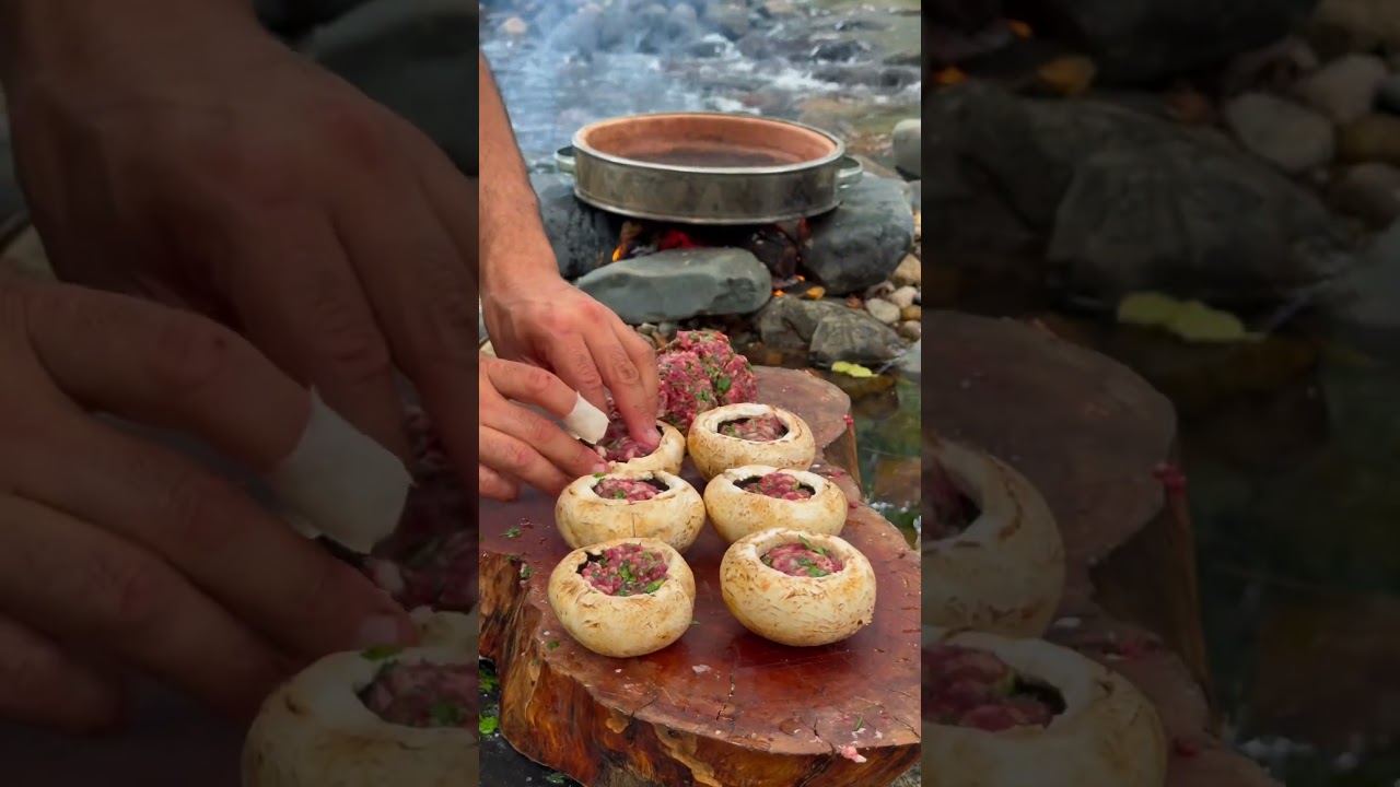 Mantar Dolması #kampyemekleri #keşfet #kamp #youtube #yemektarifleri #etyemekleri #youtubeshorts