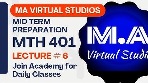 MTH 401 Lecture 06 | Integrating Factor Technique | BS Maths Semester 03