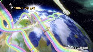 Rainbow Road - Mario Kart Wii (1 Hour Loop Extended)