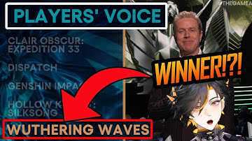 UNBELIEVABLE CRY Wuthering Waves WINS TGA PLAYERS