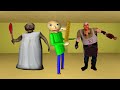 Baldi, Granny And Mr. Meat Horror Nextbot In Hotel Garry's Mod