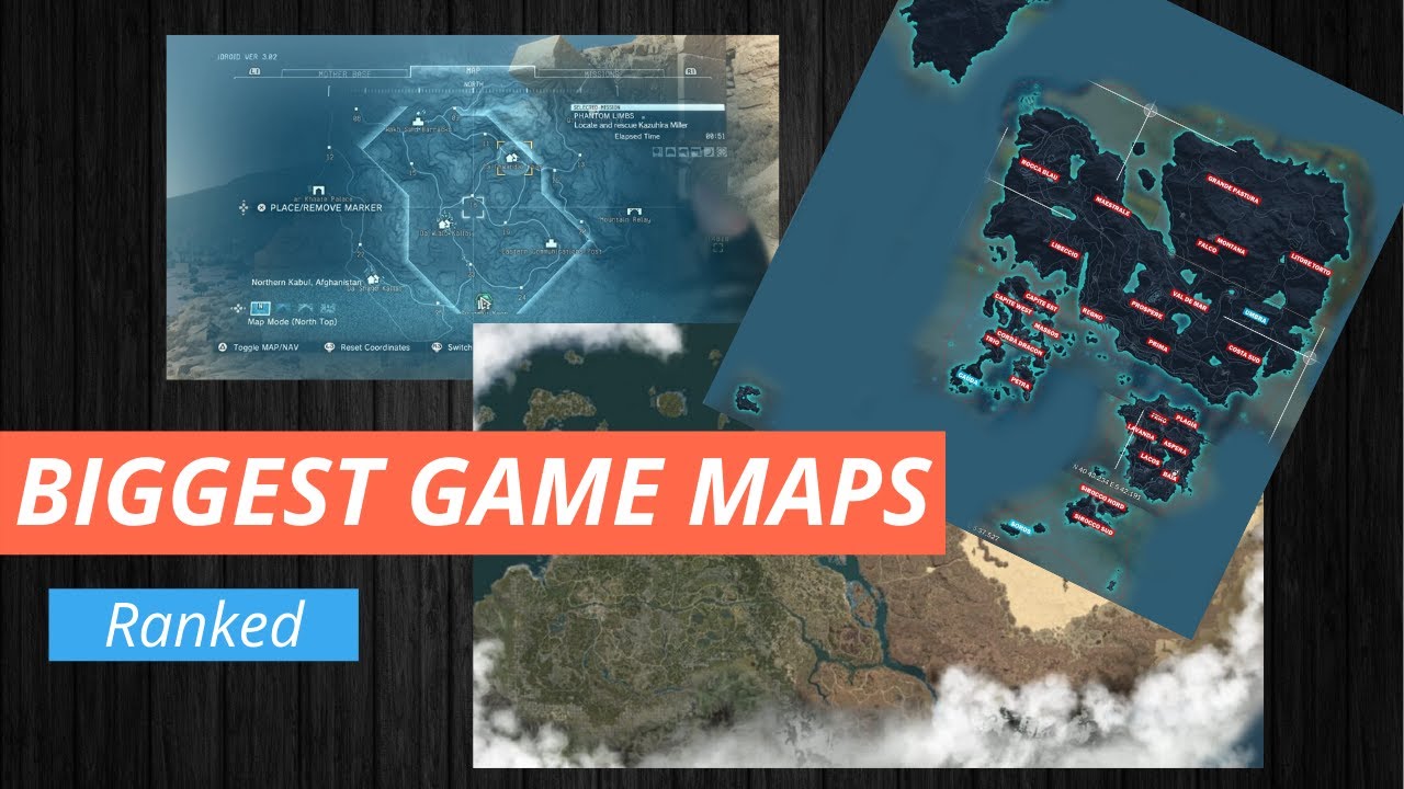Biggest Game Maps Ranked YouTube