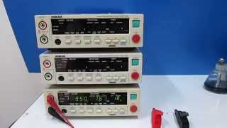 kikusui tos7200 insulation resistance been testing