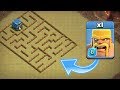 ONE TROOP vs LEVEL 1 MAZE BASE!! - Clash Of Clans