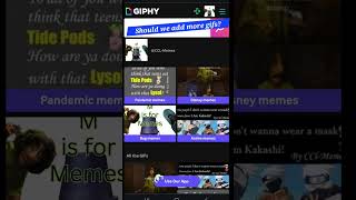 Should we add more Giphy gifs? #gifs #giphy #memes #humor