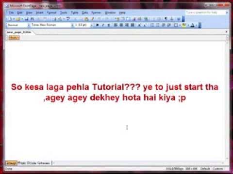 .::FrontPage Urdu Tutorial - Lesson {1} Installation Of Front ::.