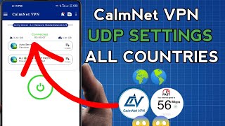 How To Setup Calm Net VPN with all Country UDP Settings For Secure Browsing  screenshot 3