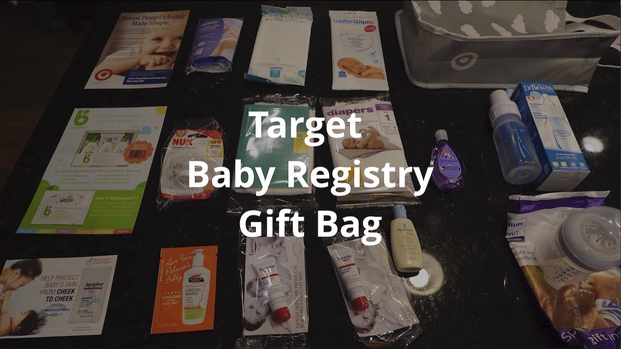 Unbagged Target Baby Registry Gift Bag 2019 YouTube