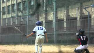 2011.10.23.瀬尾修平。白光野球。CIMG8255.AVI