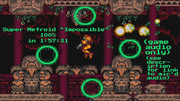 Super Metroid Impossible 100% in 1:57:32