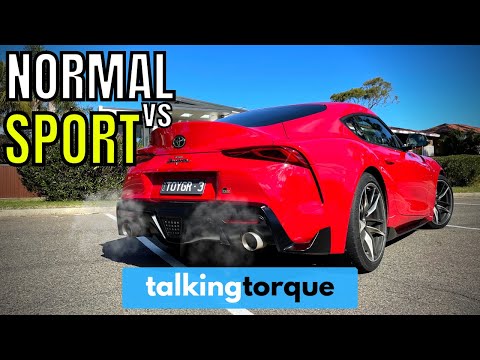 *NEW* Toyota GR Supra Exhaust Sound // NORMAL vs SPORT