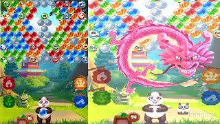panda pop level 20 Dabang game | Big Snake Eat the Balls | Panda bubbles games | Cartoon panda live