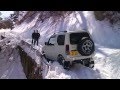 Jimny! Wrangler! ジムニー・ラングラースノアタ！2014 雪遊び　その2　雅人が雪山なめてるver