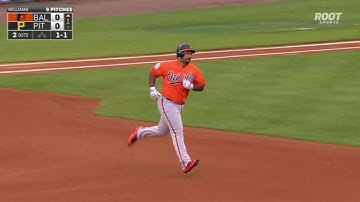 BAL@PIT: Alvarez hits solo home run against Pirates