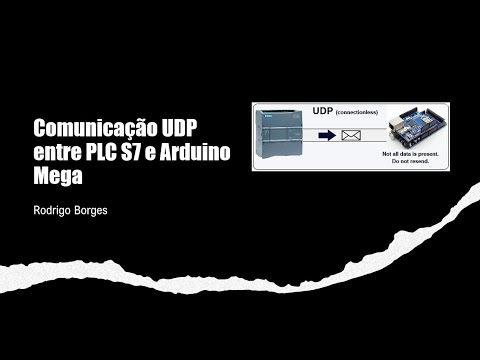 Comunicação UDP entre PLC S7 e Arduino Mega