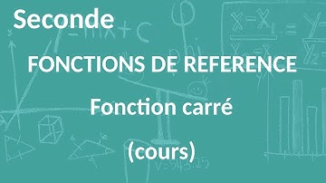 Seconde - Fonctions de référence - Fonction carré (cours)