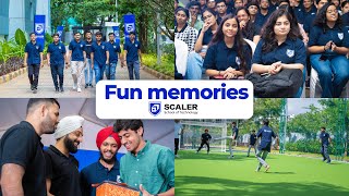 Scaler Orientation Day Throwback! Games, Vibes & First Day at Campus