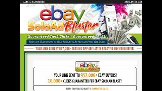 Ebay Solo Ad Blaster  - Get 10,000+ Ebay Buyer Clicks   Sales Guaranteed