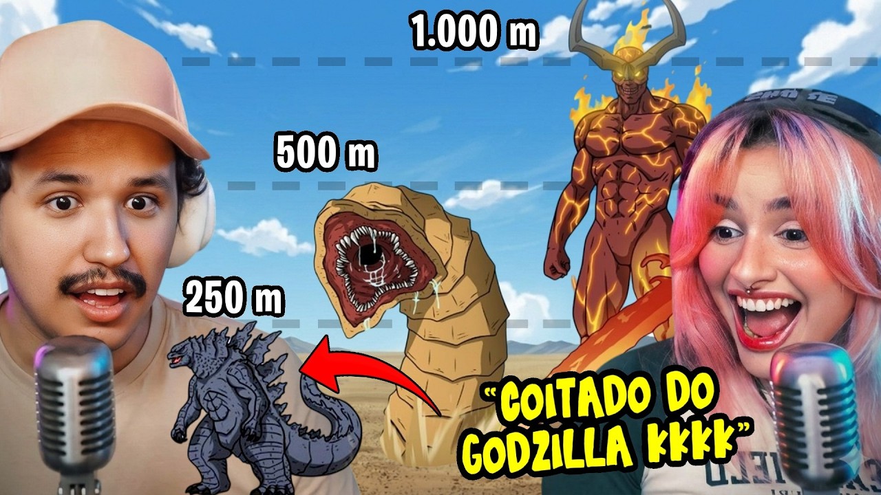GODZILLA fica MINÚSCULO comparado aos 15 MAIORES MONSTROS do CINEMA (de 2026)