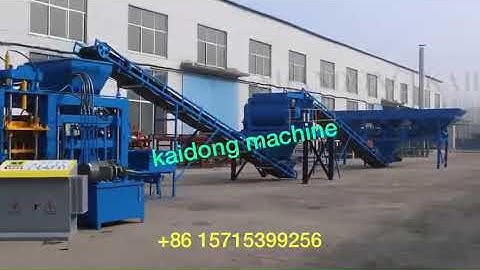 QT15-15 QT12-15 full automatic concrete brick making machine