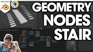 Geometry Nodes FOR ARCHITECTURAL MODELING - Creating a Stair! Wealth