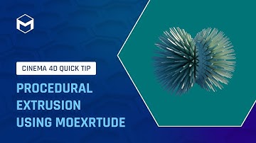 #C4DQuickTip 178: Procedural Extrusion using MoExrtude in Cinema 4D
