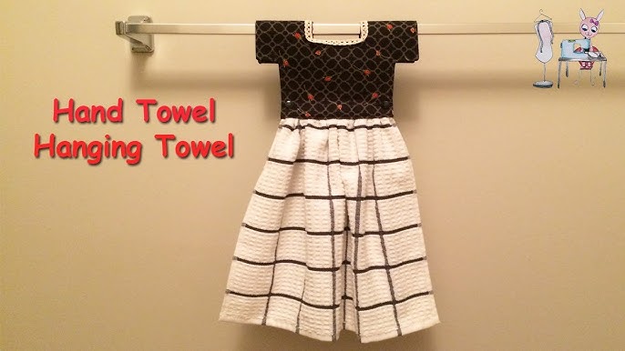 How To Make A Hanging Kitchen Towel – Beginner Sewing Projects