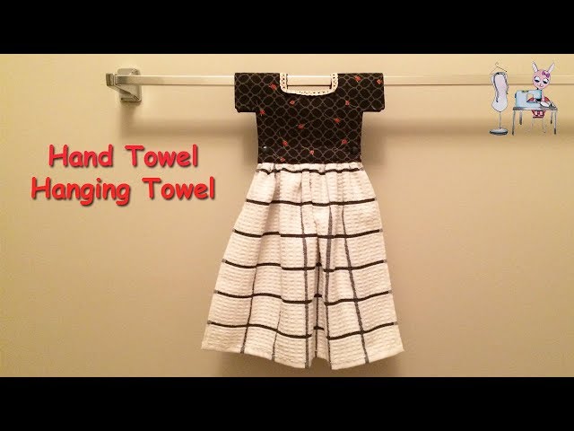 DIY KITCHEN TOWEL | Hanging Hand Towel | Hanging Dish Towel | tutorial
