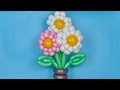 Цветок из воздушных шаров Flower of balloons