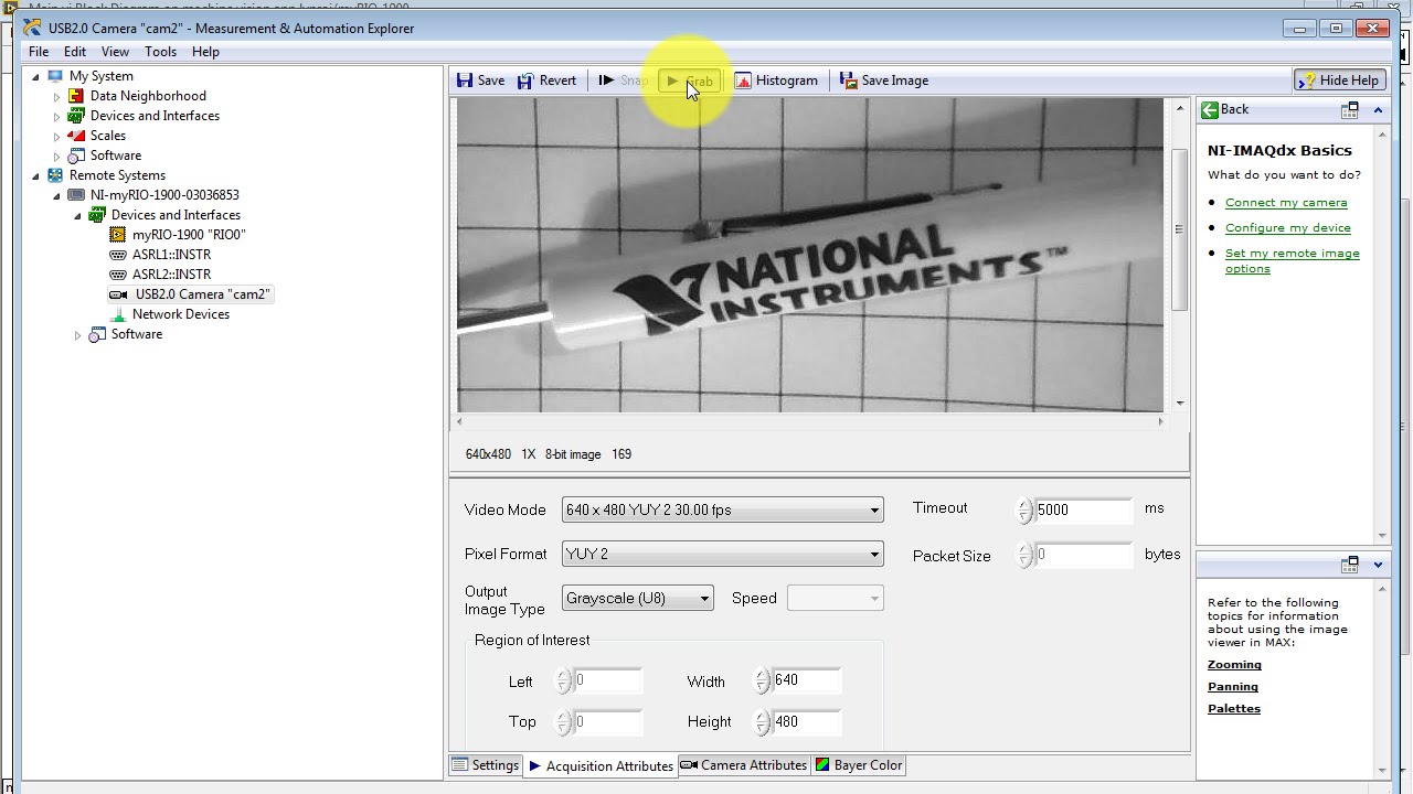 デジタルカメラ labview Ni 1742 Smart Camera NI Vision: Change Camera Mode - YouTube
