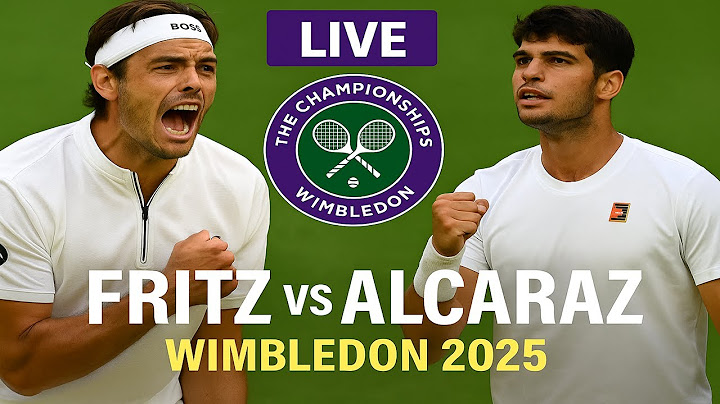 Taylor Fritz vs Carlos Alcaraz EN VIVO | Wimbledon 2025 | Partido EN VIVO Hoy Resumen