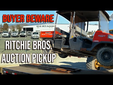 Buyer Beware - Picking up from Ritchie Brothers Auction