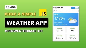 Build a Simple Weather App with JavaScript and OpenWeatherMap API