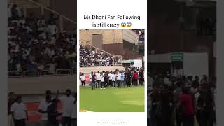 Ms Dhoni fan following is still Crazy the legend #short #viral #cricketbuzz #indvsafg #viratkohli
