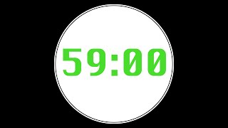 59 Minute Timer - 4K 60 FPS