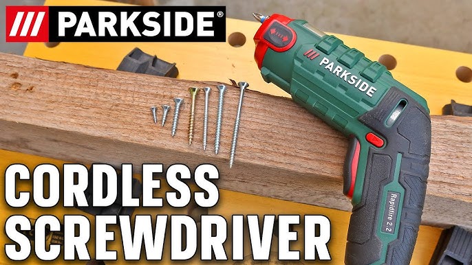 Parkside Cordless Screwdriver Model: PSSA 4 B2 (Testing & Review) - YouTube