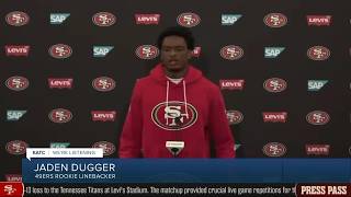 Former Cajuns LB Jaden Dugger making impression with 49ers