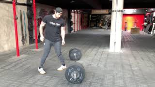 Burpees Facing Bar