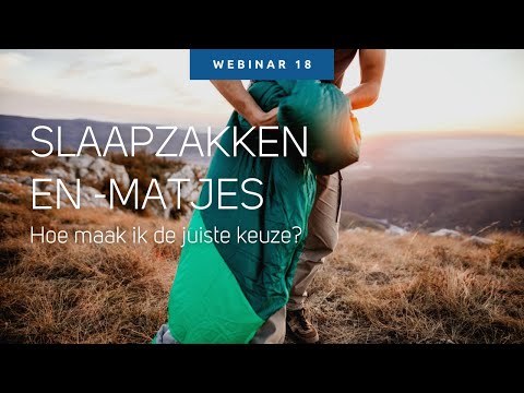 Webinar Slaapzakken en -matjes