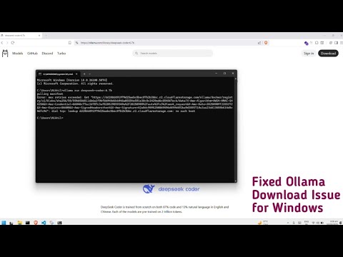 Fix Olama Model Download Failed on Windows | Timeout Error Solved (Step by Step) @Windows 