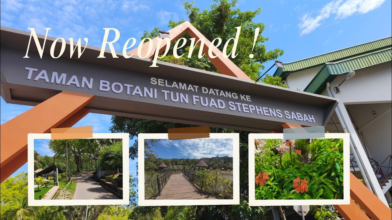Taman Botani Tun Fuad Dibuka Semula! Suasana Terbaru di KK 🌿