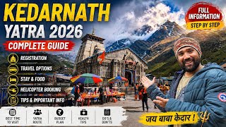 Kedarnath Yatra 2026 Full Guide | Registration, Budget, Helicopter | Chardham Yatra 2026