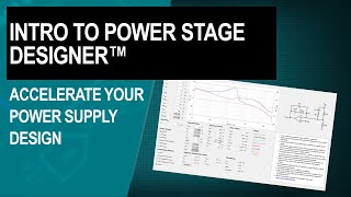Intro to Power Stage Designer™