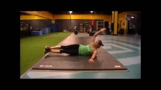 How to perform a side lying v up