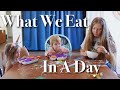 What We Eat In A Day | Young Mom with 2 Toddlers