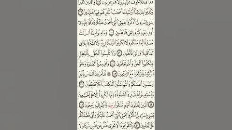 سورة البقرة من الاية ٤٤ الي ٥٩ للشيخ محمد صديق المنشاوي