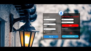 How to make a Simple Login Page in HTML using Notepad| How to make login page in html notepad