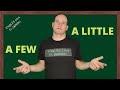 Diferencia entre few y little en ingls adjetivos de cantidad