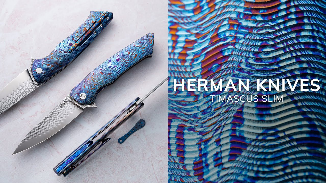Buy FOLDING KNIFE FOLDER SLIM 3 DAMACORE TIMASCUS HERMAN